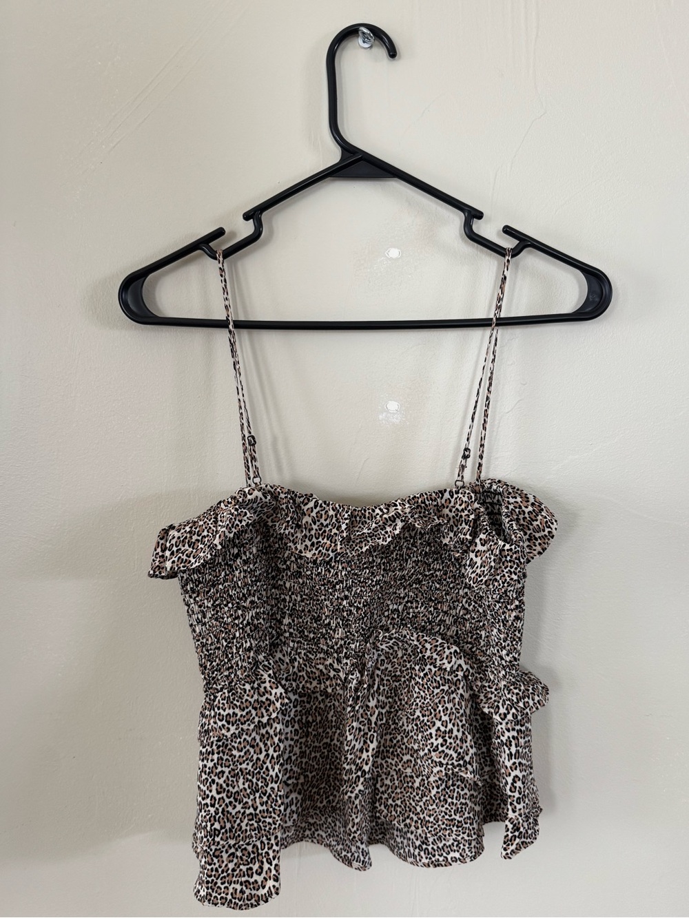 AE Square Neck Smocked Ruffle Cami - Picture 3 of 4